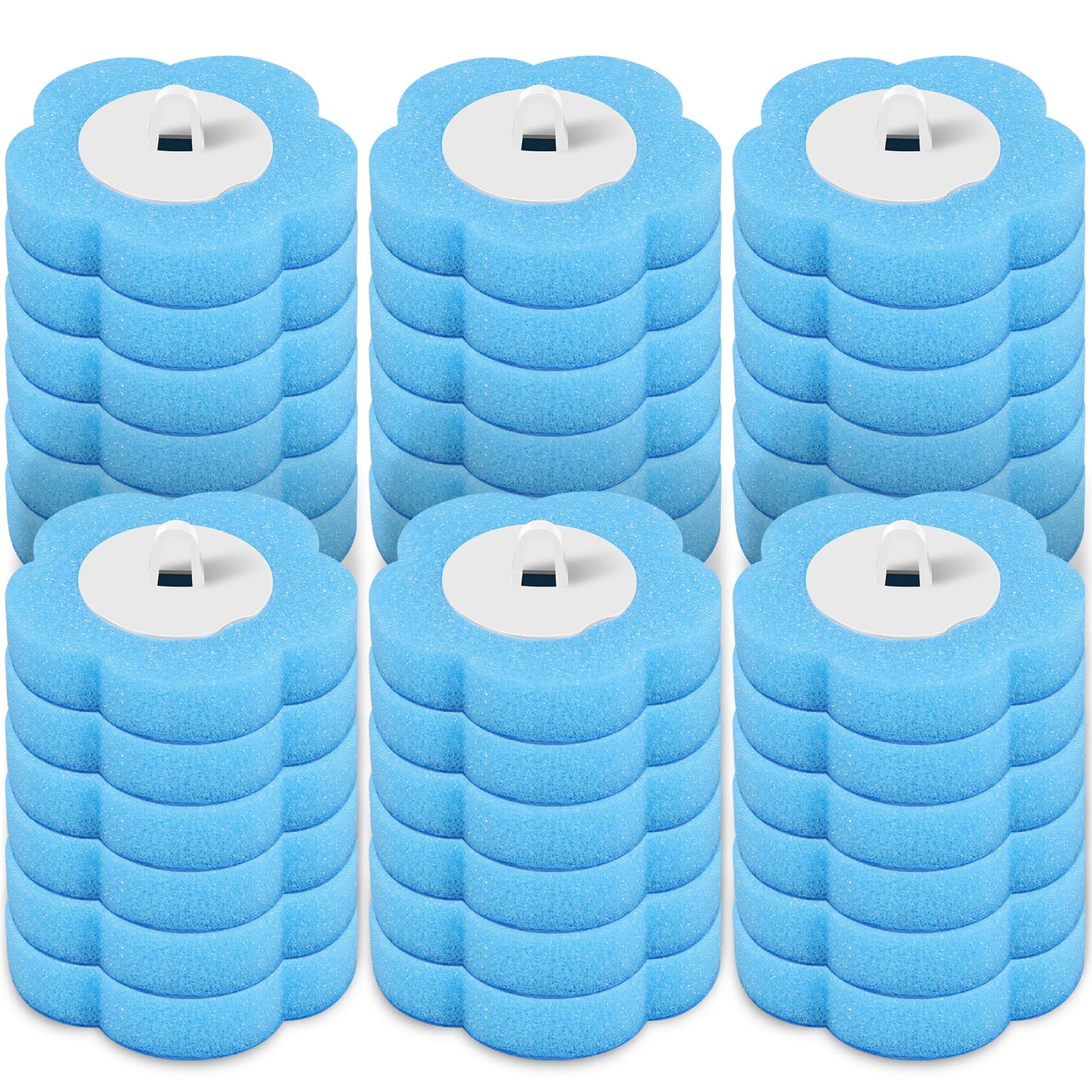 Toilet Brush and Holder Set with Disposable Refills Replacement Head Cleaning Kit Bathroom Cleaning Brush WC Accessories Tool