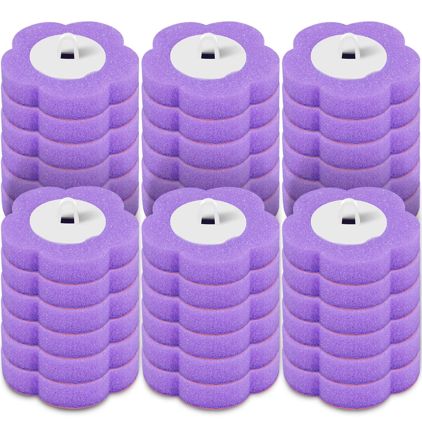 Toilet Brush and Holder Set with Disposable Refills Replacement Head Cleaning Kit Bathroom Cleaning Brush WC Accessories Tool